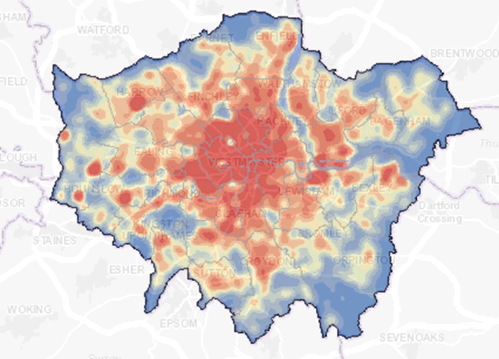 London Heat Map